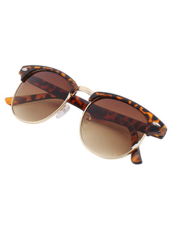 Leopard Retro Sunglasses