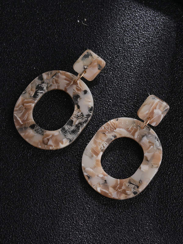 Marble Ring Earrings